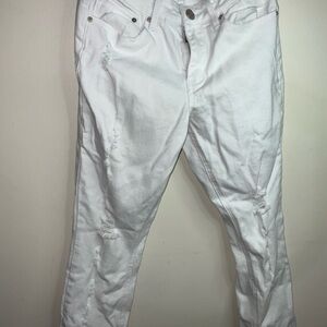 Indigo Rein White Slim Women's Pants